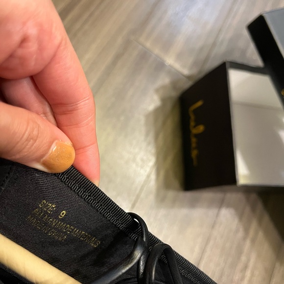 NEW Lulus Black Mary Jane Flats with Bow - Picture 6 of 9